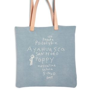 NWOT Stoned Immaculate X Jenean Jenean embroidered journey tote bag